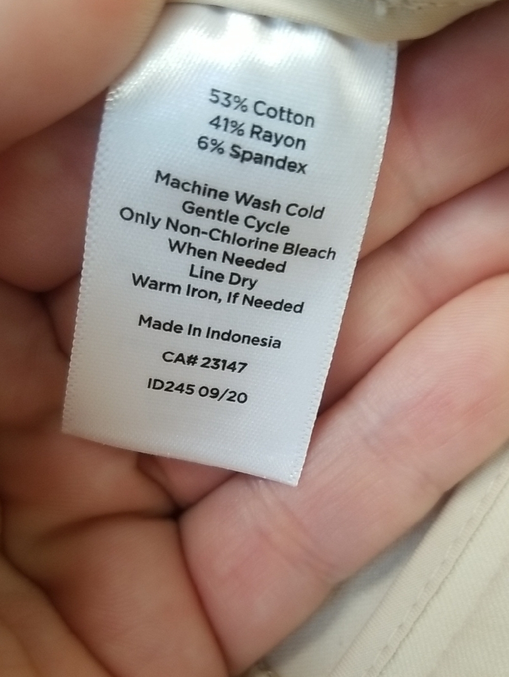 NWT Talbots Size 6 Women's Cream Straight-Leg Pull-On Trousers - Picture 7 of 10